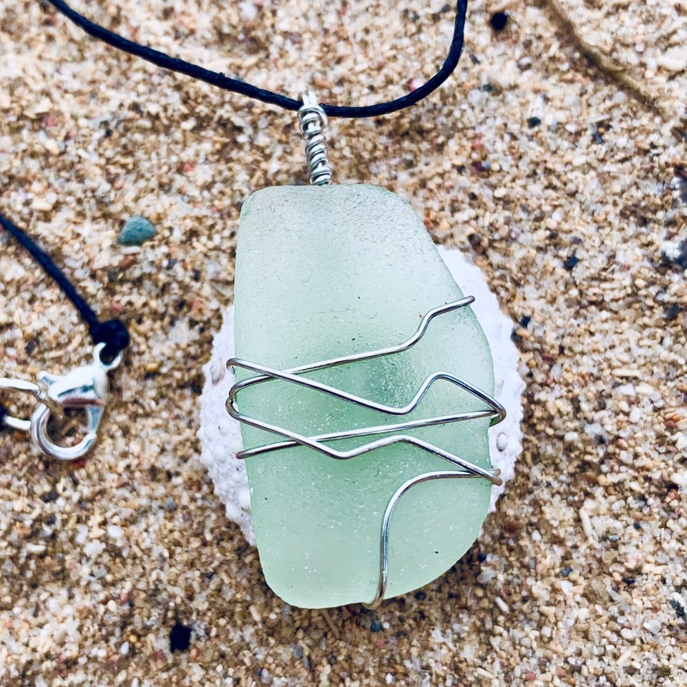 Beachcomber Seaglass Necklace - Picture 5 of 8